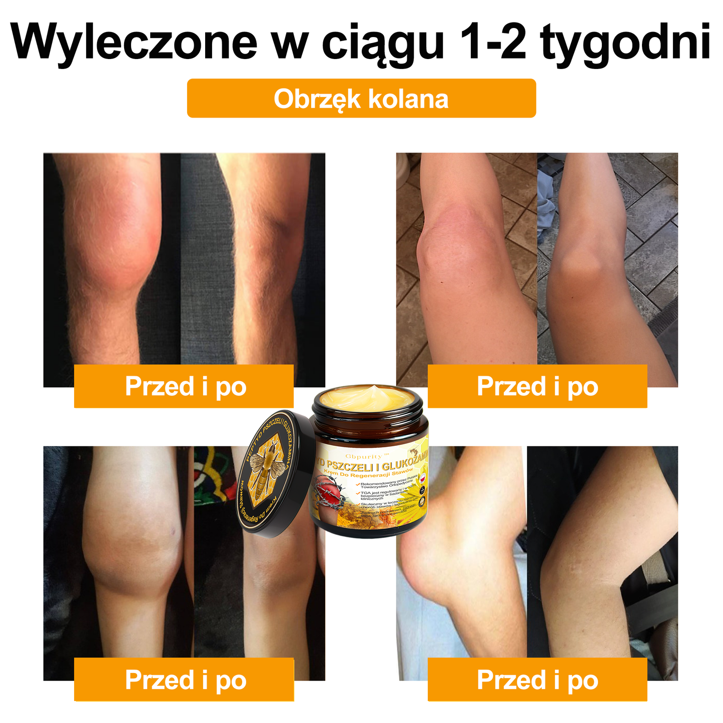 Gbpurity™ Krem Do Regeneracji Stawów|ZAWIERA PEPTYD PSZCZELI, GLUKOZAMINĘ I ARNIKĘ